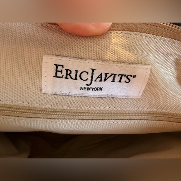 Eric Javits New York Woven Stripe Tote Shoulder Bag - Picture 6 of 8